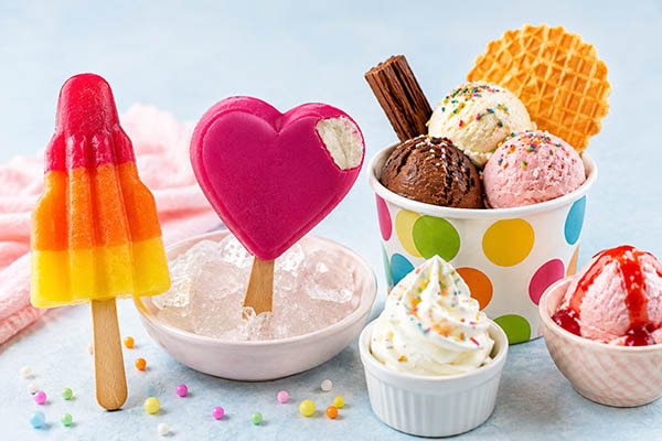 Desserts glacés pour enfants